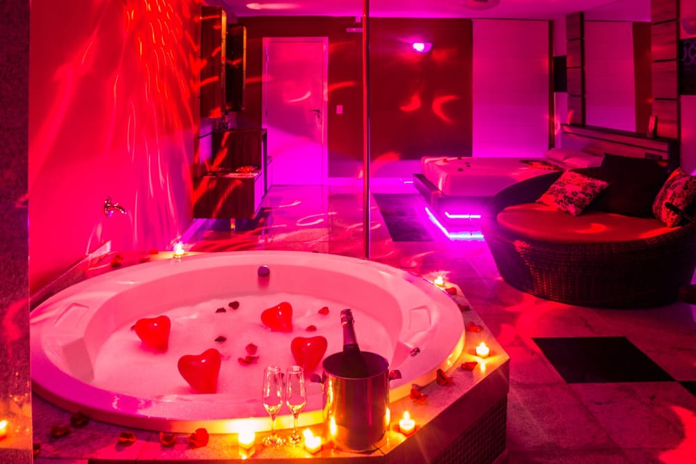 Suíte com hidromassagem do Motel Grand Place
